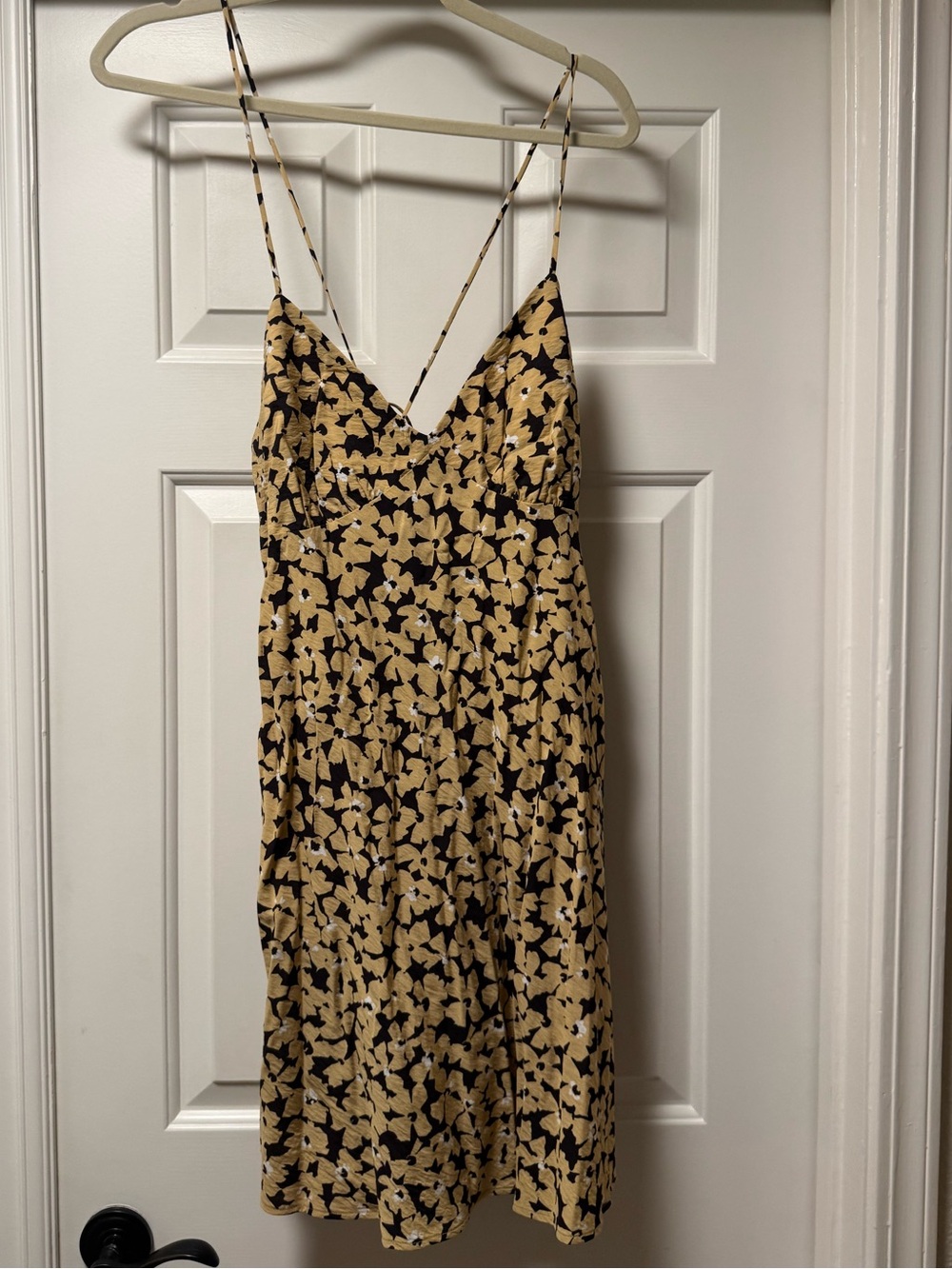 Madewell floral print mini dress